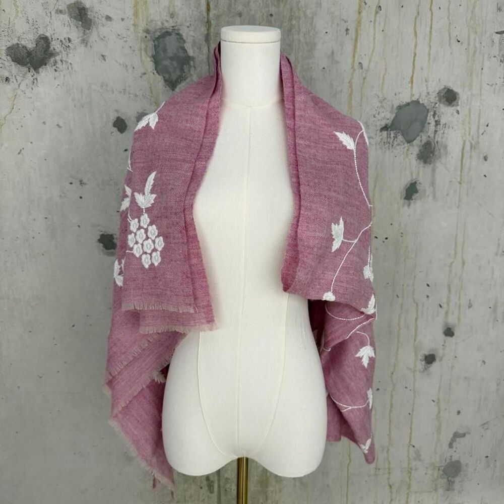 Unbranded Women's Pink and Purple Scarf-wraps